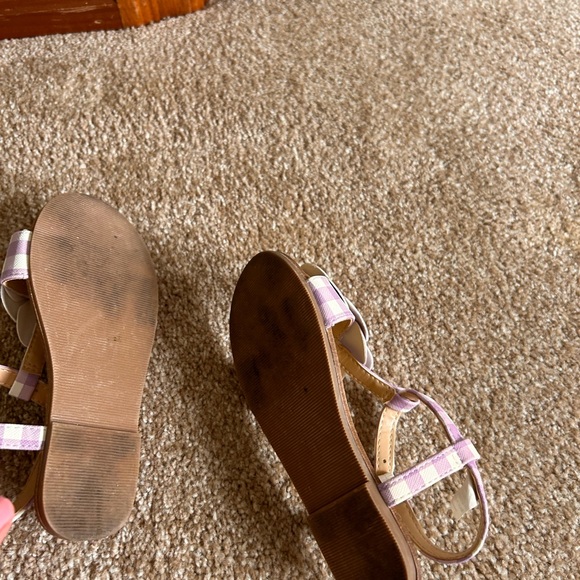 Janie and Jack Kids Purple Sandals - Picture 3 of 3